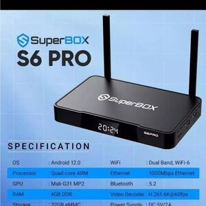 Superbox S6 PRO TV Box Brand Direct BRAND NEW